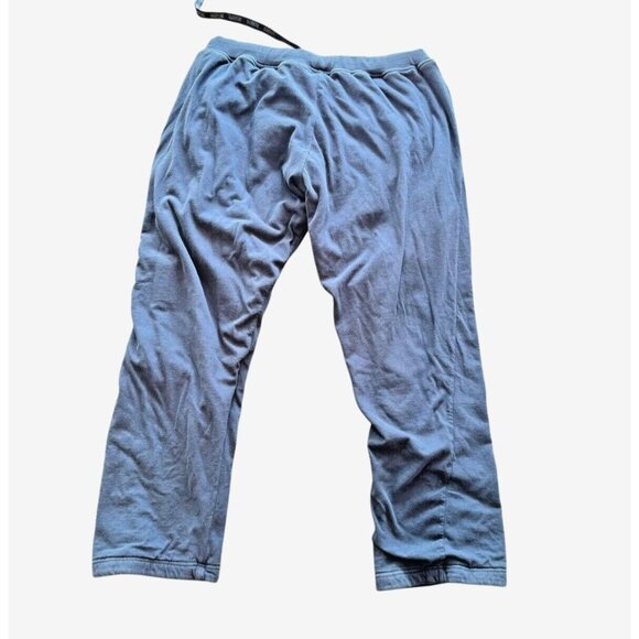 Dude Robe Pants Blue L/XL Lounge Pants Men Lined Sweatpants elastic Drawstring - Picture 1 of 5